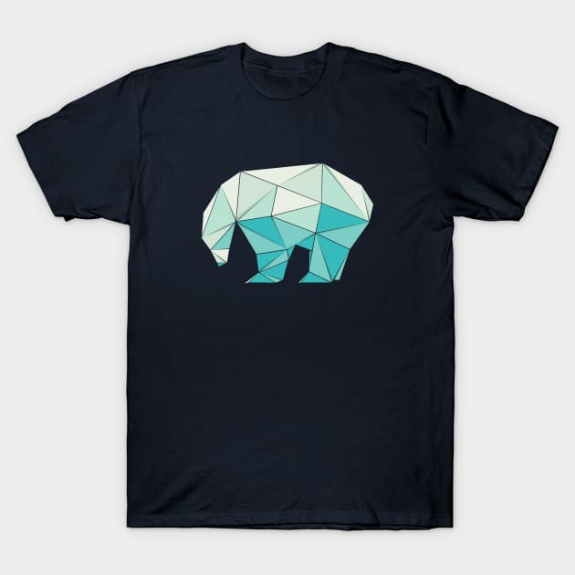 Polar bear, origami style T-Shirt by yanmos